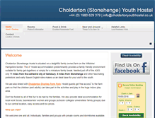 Tablet Screenshot of choldertonyouthhostel.co.uk